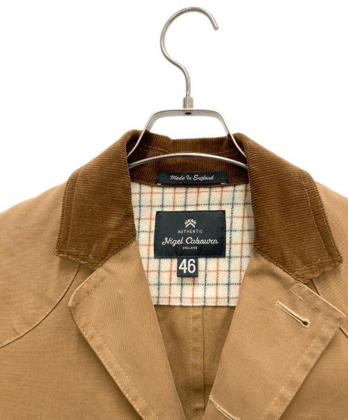 NIGEL CABOURN（ナイジェルケーボン）NIGEL CABOURN (ナイジェルケーボン) テーラードジャケット ブラウン サイズ:SIZE 46の古着・服飾アイテム