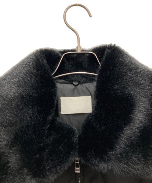 CELFORD（セルフォード）CELFORD (セルフォード) セルフォード ファー襟付きキルティングショートコート ブラック サイズ:SIZE36（約XS~Sサイズ相当）の古着・服飾アイテム