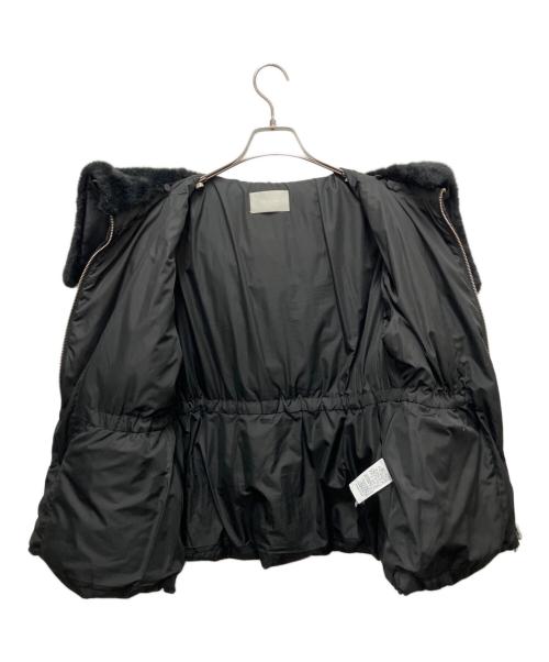 CELFORD（セルフォード）CELFORD (セルフォード) セルフォード ファー襟付きキルティングショートコート ブラック サイズ:SIZE36（約XS~Sサイズ相当）の古着・服飾アイテム