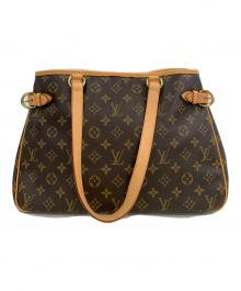 LOUIS VUITTON（ルイ ヴィトン）の古着「ショルダートートバッグ バティニョール オリゾンタル」｜ブラウン