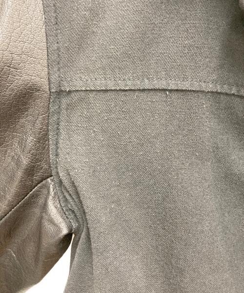 DUFFER（ダファー）DUFFER (ダファー) 切替レザージャケット ブラック サイズ:SIZE Lの古着・服飾アイテム