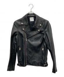 UNITED TOKYO（ユナイテッドトーキョー）の古着「ダブルライダースジャケット」｜ブラック