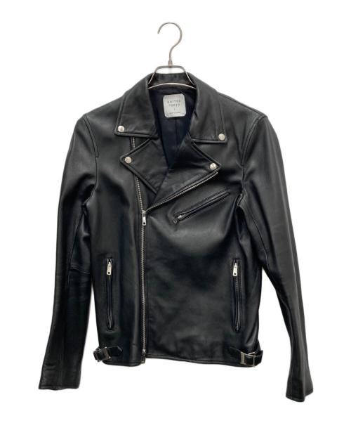 UNITED TOKYO（ユナイテッドトーキョー）UNITED TOKYO (ユナイテッドトーキョー) ダブルライダースジャケット ブラック サイズ:SIZE 1の古着・服飾アイテム