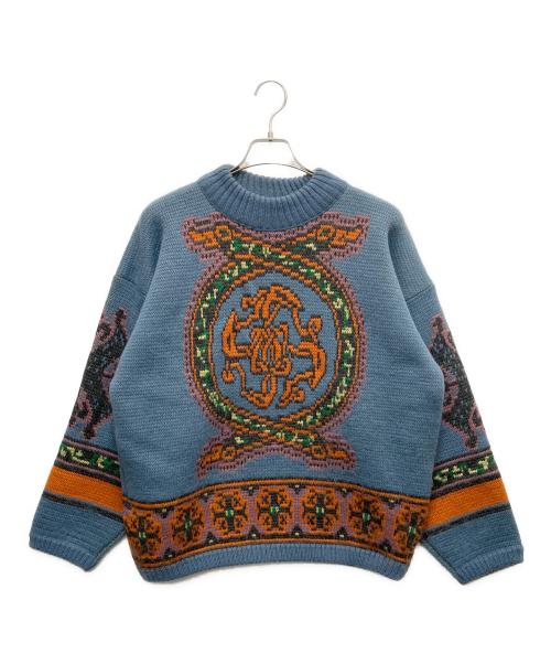 OXBOW（オックスボウ）OXBOW (オックスボウ) 厚手ニット ネイビー サイズ:SIZE Lの古着・服飾アイテム