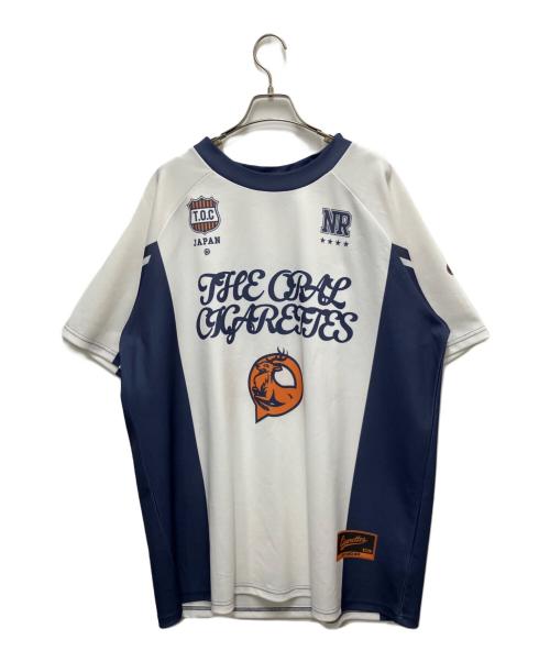 THE ORAL CIGARETTES（ジ・オーラル・シガレッツ バンド）THE ORAL CIGARETTES (ジ・オーラル・シガレッツ バンド) 半袖カットソー ホワイト サイズ:SIZE XLの古着・服飾アイテム
