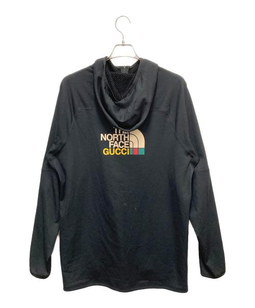 THE NORTH FACE（ザ ノース フェイス）THE NORTH FACE (ザ ノース フェイス) GUCCI (グッチ) テクニカルジャージ ブラック×パープル サイズ:SIZE XLの古着・服飾アイテム