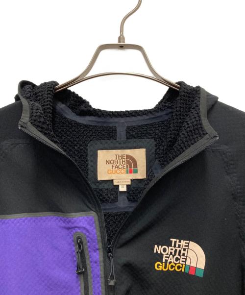 THE NORTH FACE（ザ ノース フェイス）THE NORTH FACE (ザ ノース フェイス) GUCCI (グッチ) テクニカルジャージ ブラック×パープル サイズ:SIZE XLの古着・服飾アイテム