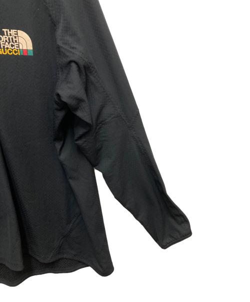 THE NORTH FACE（ザ ノース フェイス）THE NORTH FACE (ザ ノース フェイス) GUCCI (グッチ) テクニカルジャージ ブラック×パープル サイズ:SIZE XLの古着・服飾アイテム