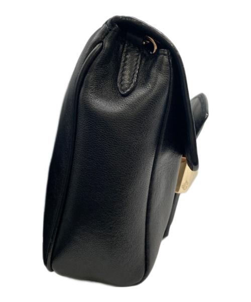 JIMMY CHOO（ジミーチュウ）JIMMY CHOO (ジミーチュウ) チェーンショルダーバッグ ブラックの古着・服飾アイテム