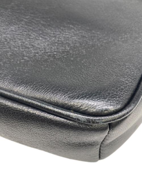 JIMMY CHOO（ジミーチュウ）JIMMY CHOO (ジミーチュウ) チェーンショルダーバッグ ブラックの古着・服飾アイテム