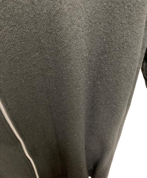 GROUND Y（グラウンドワイ）GROUND Y (グラウンドワイ) ウール混 ジップコート ブラック サイズ:SIZE3の古着・服飾アイテム