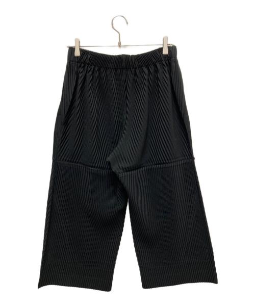 HOMME PLISSE ISSEY MIYAKE（オム プリッセ イッセイ ミヤケ）HOMME PLISSE ISSEY MIYAKE (オム プリッセ イッセイ ミヤケ) プリーツパンツ ブラック サイズ:SIZE 2の古着・服飾アイテム
