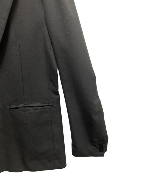 GROUND Y（グラウンドワイ）GROUND Y (グラウンドワイ) ギャバジン シングルジャケット ブラック サイズ:SIZE3の古着・服飾アイテム