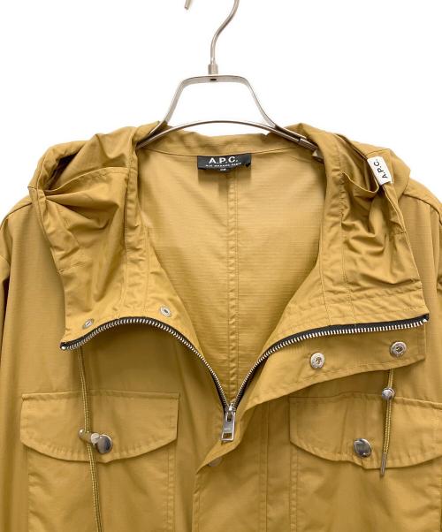 A.P.C.（アーペーセー）A.P.C. (アーペーセー) リップストップモッズコート ブラック サイズ:SIZE XSの古着・服飾アイテム