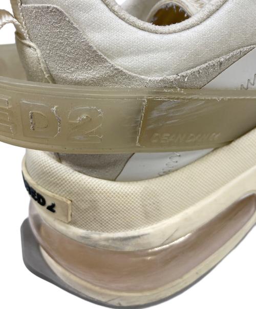 DSQUARED2（ディースクエアード）DSQUARED2 (ディースクエアード) バブルスニーカー ベージュ サイズ:40（約25.0㎝）の古着・服飾アイテム