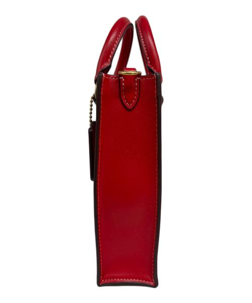 COACH（コーチ）COACH (コーチ) DISNEY (ディズニー) ショルダーバッグ ノース／サウス ミニ トート / ミニーマウス レッドの古着・服飾アイテム