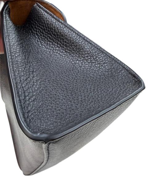 COACH（コーチ）COACH (コーチ) ショルダーバッグ ペッパー サッチェル シグネチャー ブラックの古着・服飾アイテム