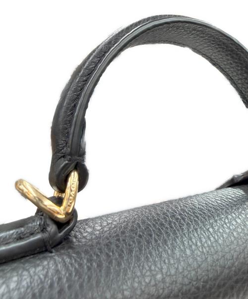 COACH（コーチ）COACH (コーチ) ショルダーバッグ ペッパー サッチェル シグネチャー ブラックの古着・服飾アイテム