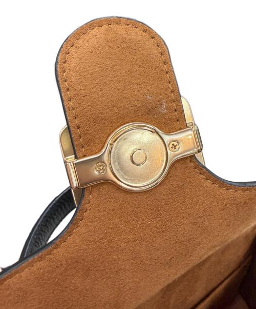 COACH（コーチ）COACH (コーチ) ショルダーバッグ ペッパー サッチェル シグネチャー ブラックの古着・服飾アイテム