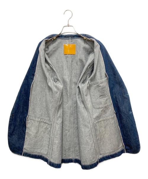 Yohji Yamamoto pour homme（ヨウジヤマモト プールオム）Yohji Yamamoto pour homme (ヨウジヤマモト プールオム) デニムハーフコート インディゴ サイズ:SIZE 3の古着・服飾アイテム