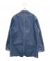 Yohji Yamamoto pour homme (ヨウジヤマモト プールオム) デニムハーフコート インディゴ サイズ:SIZE 3：20000円
