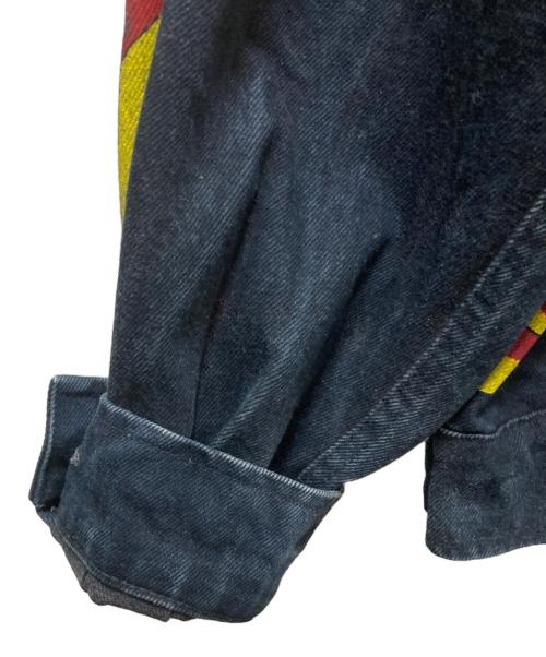 FERRE JEANS（フリージーンズ）FERRE JEANS (フリージーンズ) ペイントデニムジャケット ブラック サイズ:SIZE 44の古着・服飾アイテム
