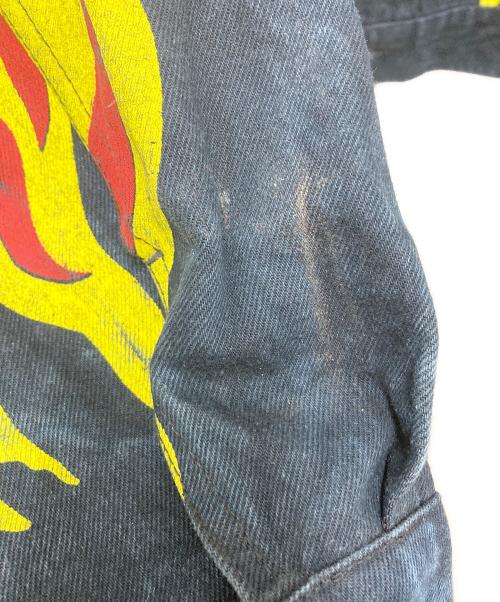 FERRE JEANS（フリージーンズ）FERRE JEANS (フリージーンズ) ペイントデニムジャケット ブラック サイズ:SIZE 44の古着・服飾アイテム