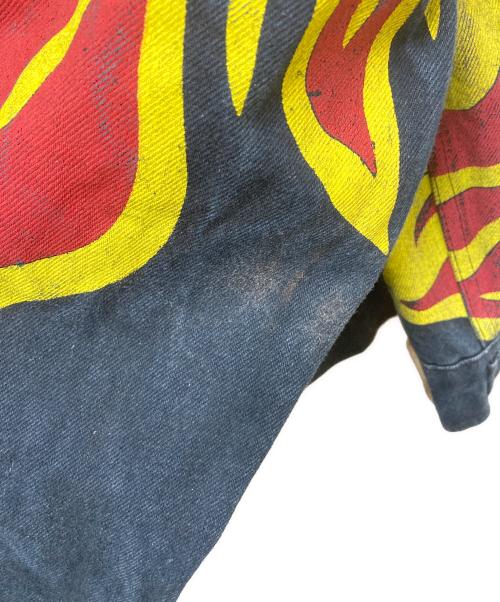 FERRE JEANS（フリージーンズ）FERRE JEANS (フリージーンズ) ペイントデニムジャケット ブラック サイズ:SIZE 44の古着・服飾アイテム