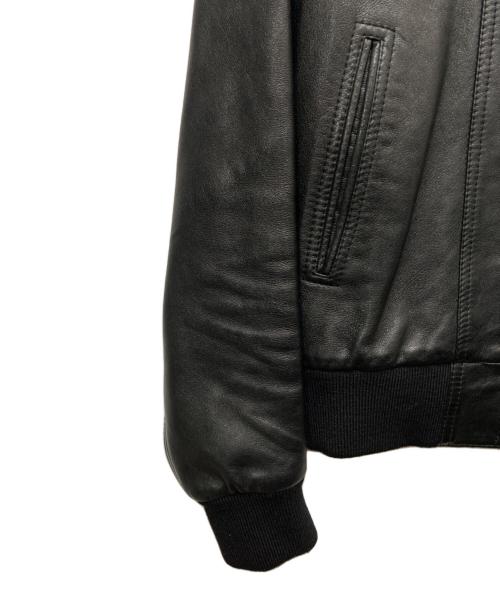 CELINE（セリーヌ）CELINE (セリーヌ) ラムレザージャケット ブラック サイズ:44の古着・服飾アイテム