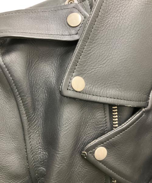 FREEDOM（フリーダム）FREEDOM (フリーダム) レザーライダースジャケット ブラック サイズ:SIZE 44の古着・服飾アイテム