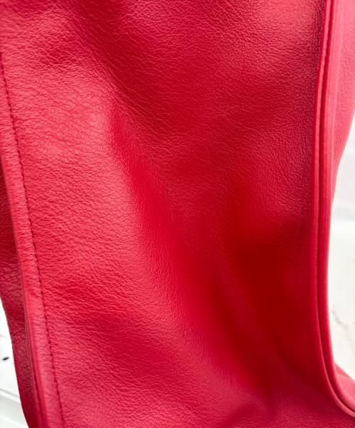 土屋鞄（ツチヤカバン）土屋鞄 (ツチヤカバン) トートバッグ  クラルテアークキャリー レッドの古着・服飾アイテム