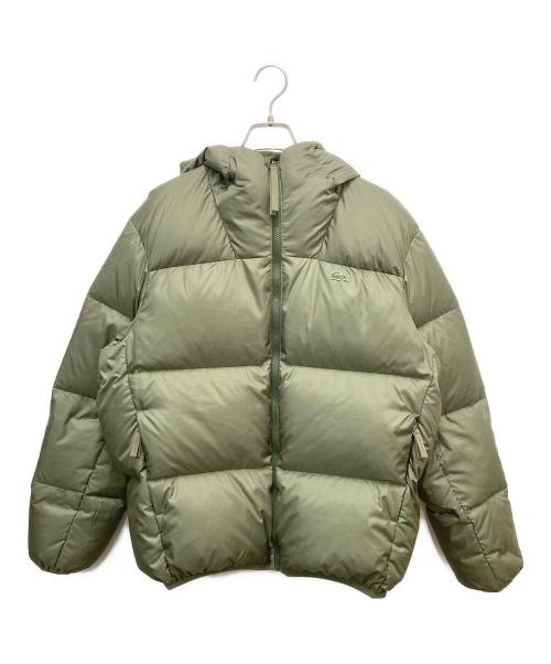 LACOSTE（ラコステ）LACOSTE (ラコステ) バックステッチダウンジャケット グリーン サイズ:SIZE Mの古着・服飾アイテム