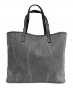 ETROエトロ）の古着「ペイズリー柄トートバッグ」｜ブラック