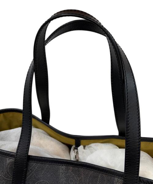 ETRO（エトロ）ETRO (エトロ) ペイズリー柄トートバッグ ブラックの古着・服飾アイテム