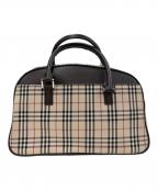 BURBERRYバーバリー）の古着「ノバチェックトートバッグ」｜ベージュ