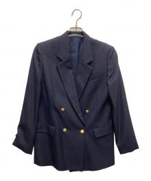 Burberry's（バーバリーズ）の古着「金牡丹ダブルジャケット」｜ネイビー