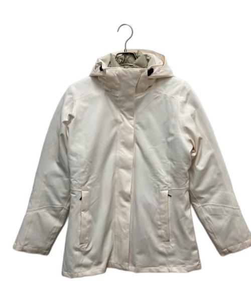 Patagonia（パタゴニア）Patagonia (パタゴニア) ダウンライナー付きジャケット ホワイト サイズ:Mの古着・服飾アイテム