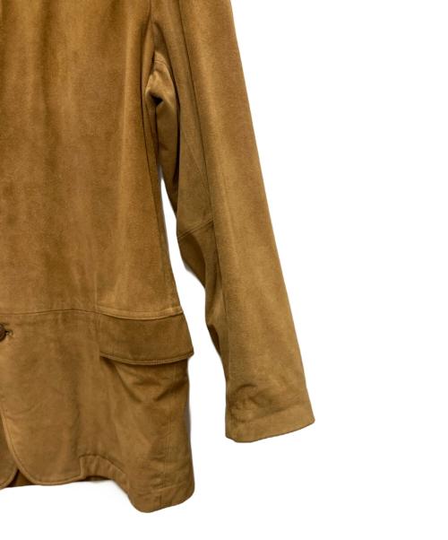 GAP（ギャップ）GAP (ギャップ) スウェードレザーテーラードジャケット ベージュ サイズ:SIZE Lの古着・服飾アイテム