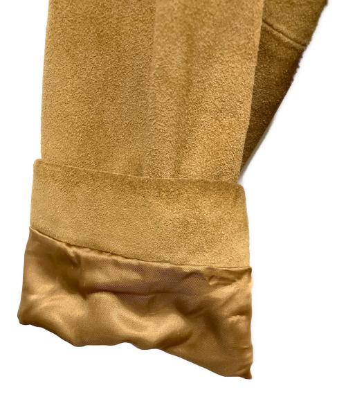 GAP（ギャップ）GAP (ギャップ) スウェードレザーテーラードジャケット ベージュ サイズ:SIZE Lの古着・服飾アイテム