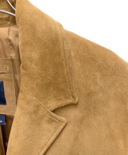 GAP（ギャップ）GAP (ギャップ) スウェードレザーテーラードジャケット ベージュ サイズ:SIZE Lの古着・服飾アイテム
