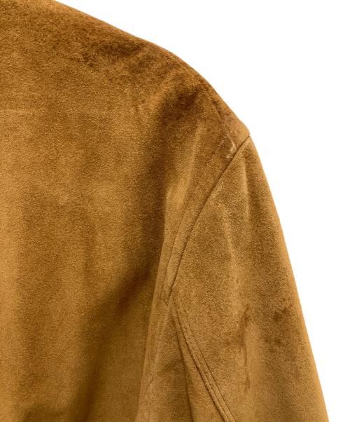 GAP（ギャップ）GAP (ギャップ) スウェードレザーテーラードジャケット ベージュ サイズ:SIZE Lの古着・服飾アイテム