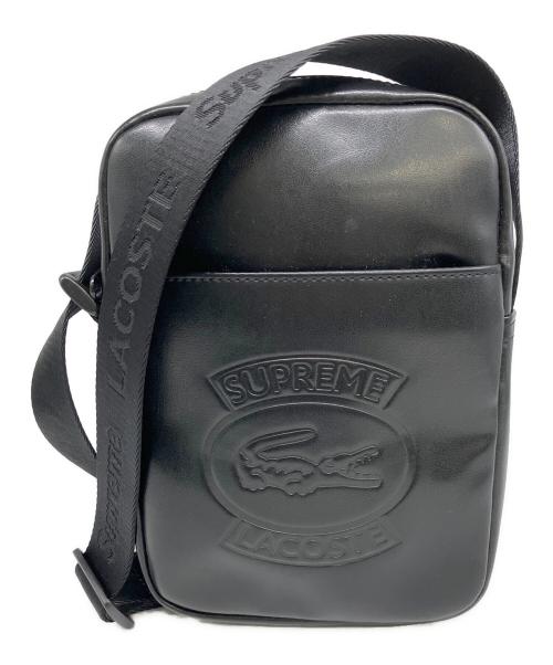 SUPREME（シュプリーム）SUPREME (シュプリーム) LACOSTE (ラコステ) ショルダーバッグ ブラックの古着・服飾アイテム