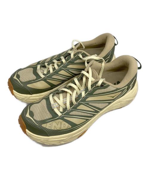 HOKAONEONE（ホカオネオネ）HOKAONEONE (ホカオネオネ) ローカットスニーカー ベージュ サイズ:SIZE 27cmの古着・服飾アイテム