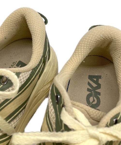 HOKAONEONE（ホカオネオネ）HOKAONEONE (ホカオネオネ) ローカットスニーカー ベージュ サイズ:SIZE 27cmの古着・服飾アイテム