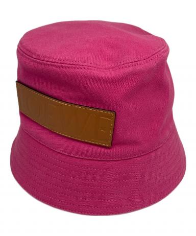 （最終）20日取り下げます。『新品未使用』LOEWEバケットハット　サイズ57 中古・古着通販】LOEWE (ロエベ) バケットハット ピンク サイズ:SIZE