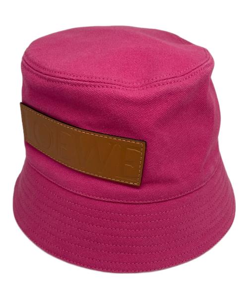 LOEWE（ロエベ）LOEWE (ロエベ) バケットハット ピンク サイズ:SIZE 57（Mサイズ相当）の古着・服飾アイテム