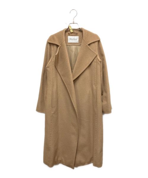 MaxMara（マックスマーラ）MaxMara (マックスマーラ) ロングコート ブラウン サイズ:SIZE M (UK 34)の古着・服飾アイテム