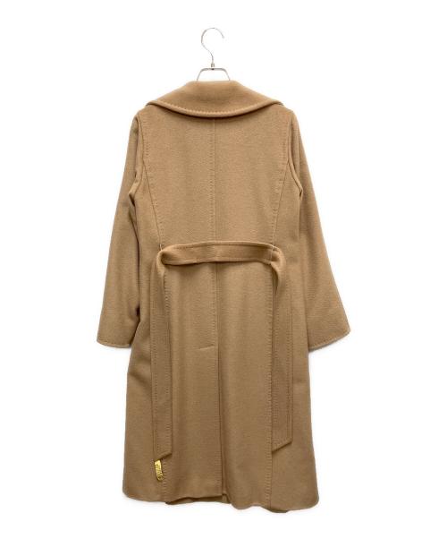MaxMara（マックスマーラ）MaxMara (マックスマーラ) ロングコート ブラウン サイズ:SIZE M (UK 34)の古着・服飾アイテム