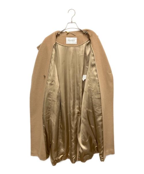 MaxMara（マックスマーラ）MaxMara (マックスマーラ) ロングコート ブラウン サイズ:SIZE M (UK 34)の古着・服飾アイテム