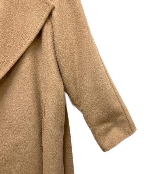 MaxMara（マックスマーラ）MaxMara (マックスマーラ) ロングコート ブラウン サイズ:SIZE M (UK 34)の古着・服飾アイテム